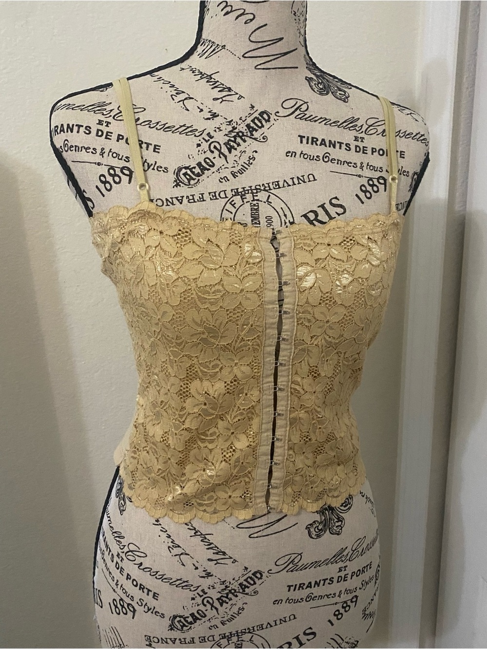 Kona Lace Camisole in Yellow/Cream